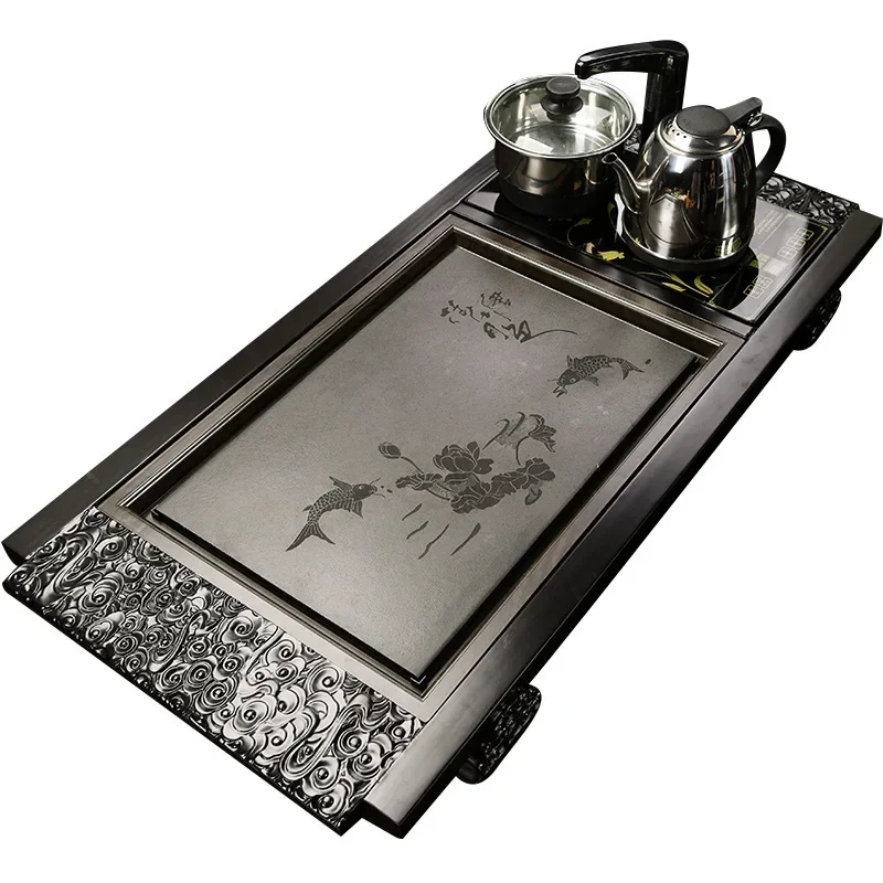 ถาดชาไม้เนื้อแข็ง, ที่เก็บน้ําท่อระบายน้ํา, ชุดชากังฟู, ลิ้นชัก, ห้อง, โต๊ะ, ห้องจีนพิธีเครื่องมือถาดชา