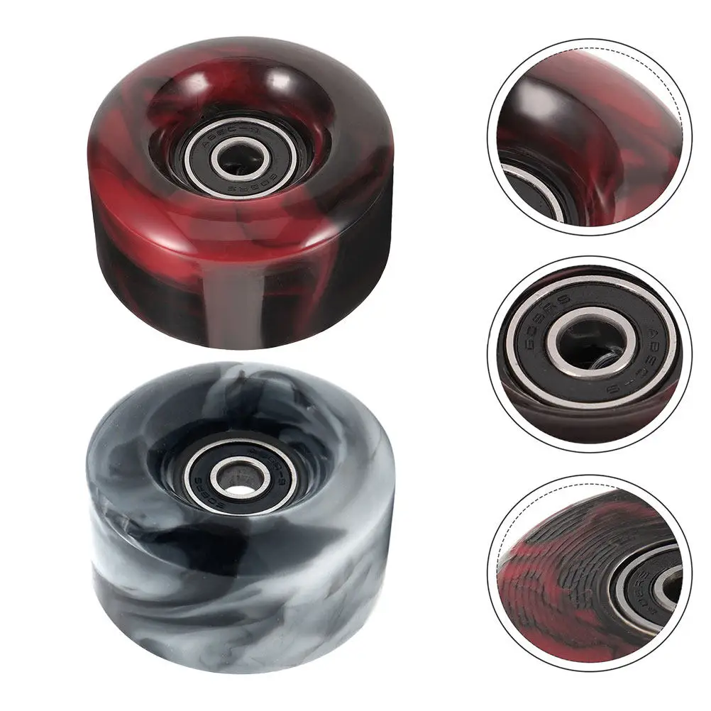 

4Pcs Skate Wheels Replacement Roller Skates Wheels PU Wheel Long-Lasting Sturdy Workmanship Smooth Performance for Outdoor