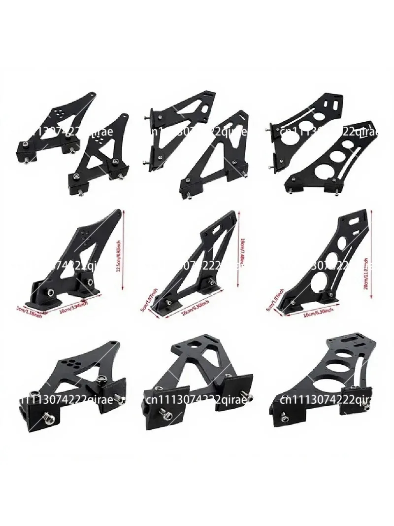 Aluminum Alloy GT Spoiler Bracket Universal Foot Mount for Sedan Hatchback Car