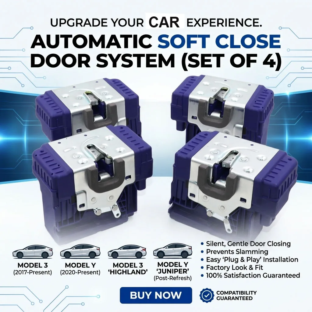 SATONIC V6 Soft Close Door Upgrade for Tesla Model Y New Juniper YL Model 3 Higland Waterproof Smart Electric Suction System - view 2