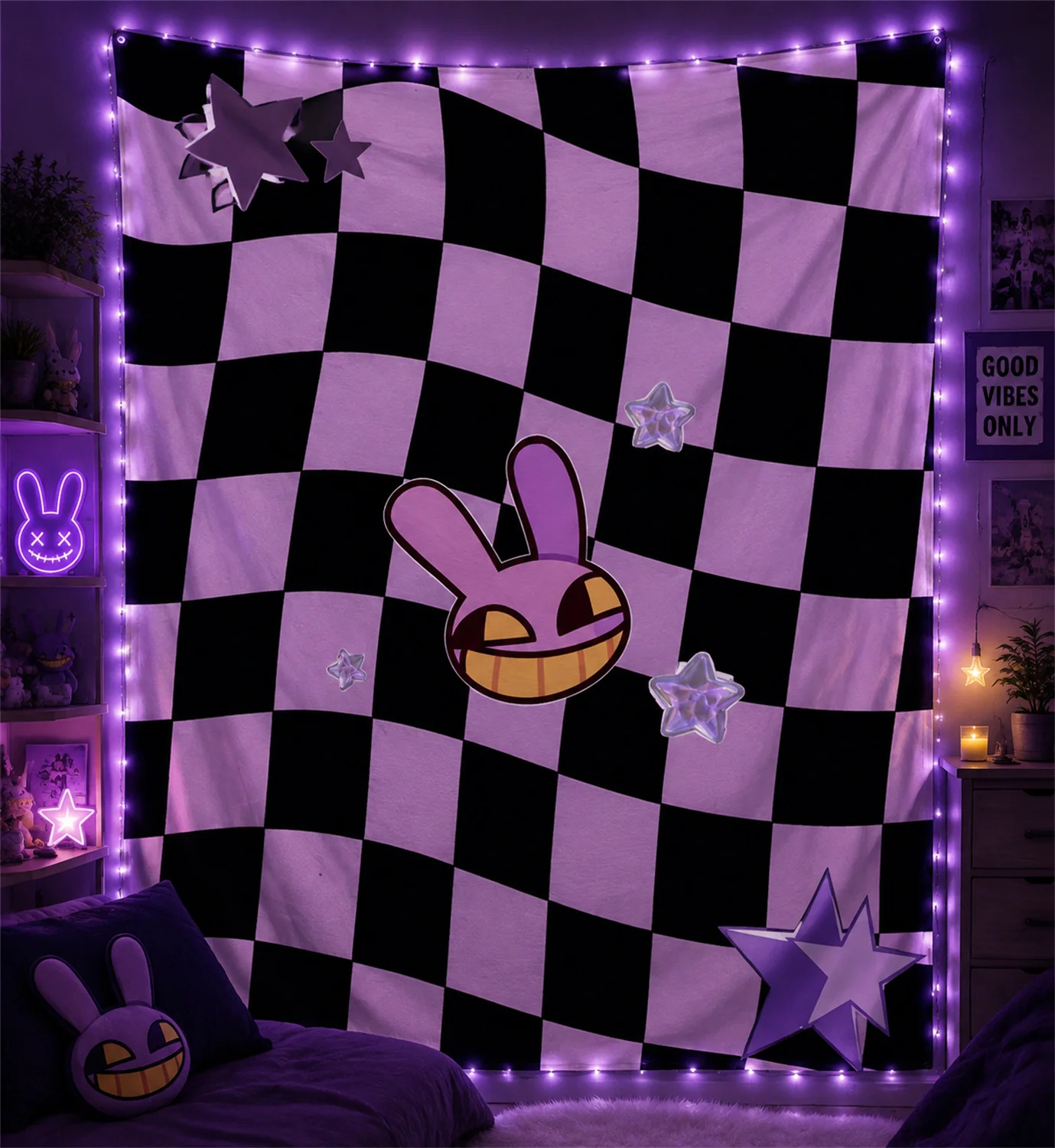 Aesthetic Tapestry - The Amazing Digital Circus Jax Head