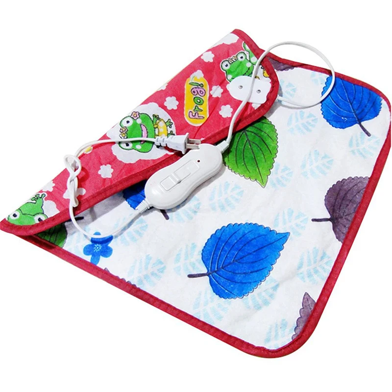 Pet Puppy Kitten Electric Heat Pad 220V 50HZ 18W Dog Cat Bunny Heater Mat Blanket Bed Pet Heating Pad 2 Gears Temperature Adjust