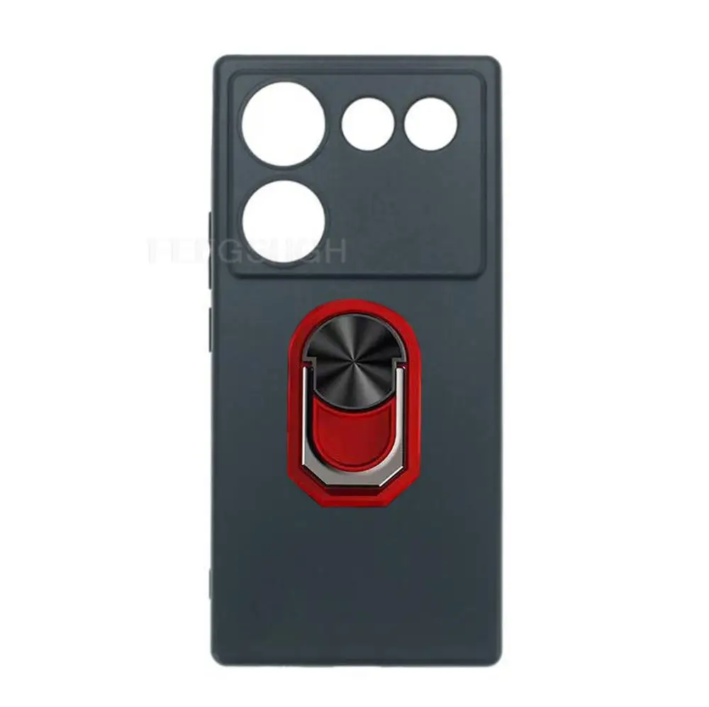 For Zte nubia Z50 Ultra Back Case Finger Ring Soft TPU Silicone Case For ZTE nubia Z50Ultra NX712J Bracket Phone Cover