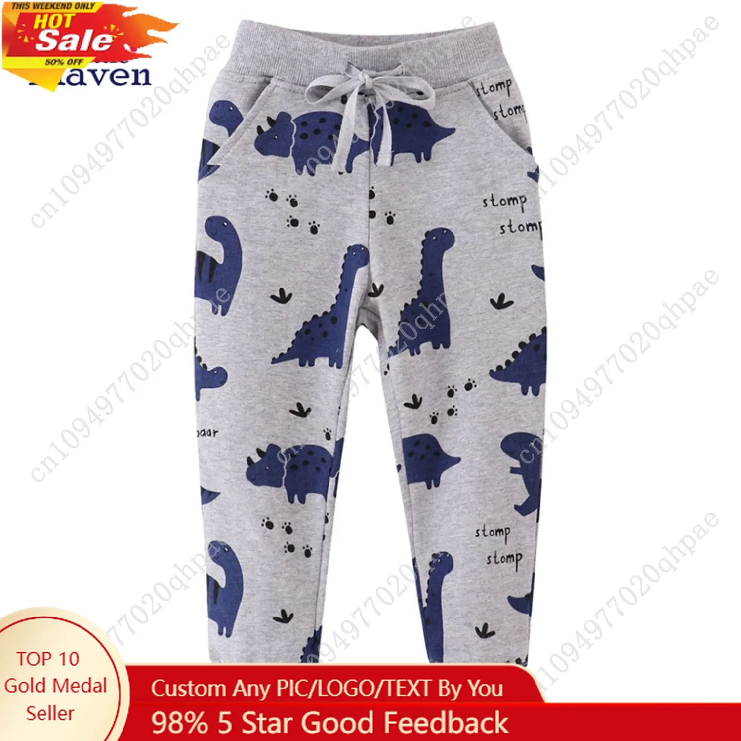 

Little maven 2024 Autumn Spring Pants Dinosaurs Toddler Baby Boys Trousers Kids Clothes Sweatpants Children Casual Pants Cotton