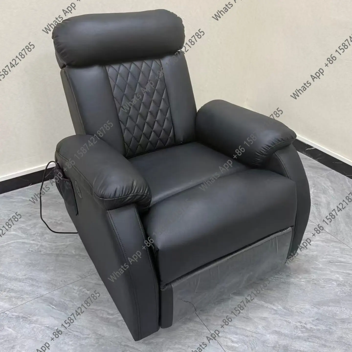 Bn Hair Salon Vibrating Massage Chair Barber Shop Perm And Dyeing Chair Hair Salon Special Electric Reclining And Shaving Recli