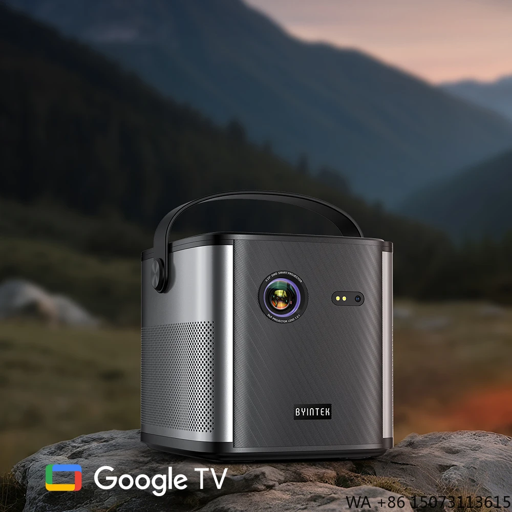 

Портативный DLP-проектор 4K Mini LED для домашнего кинотеатра, Smart Android WiFi Full HD 1080P с аккумулятором для обучения