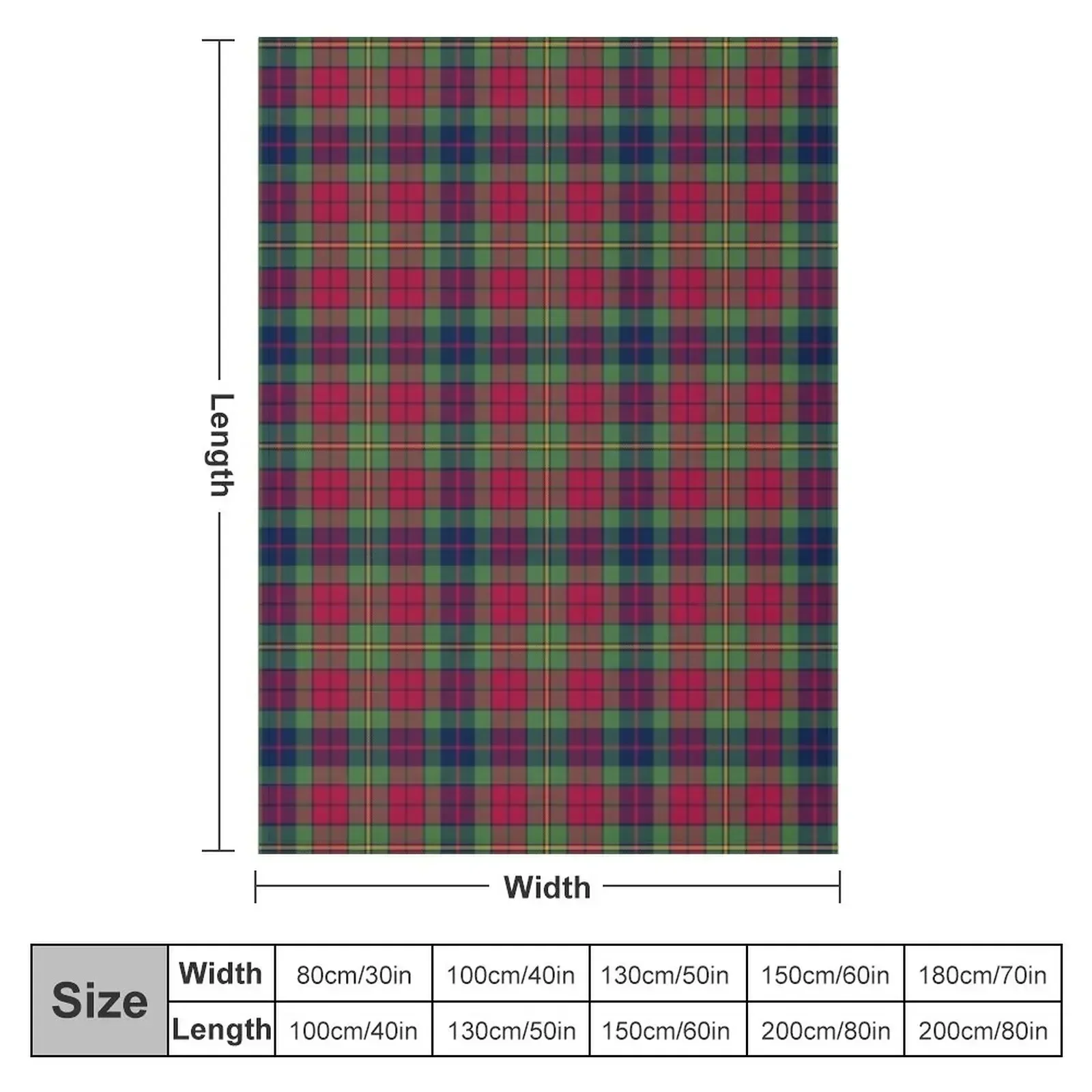 County Clare Irish Tartan Throw Blanket Luxury St Baby Decorative Sofas Blankets