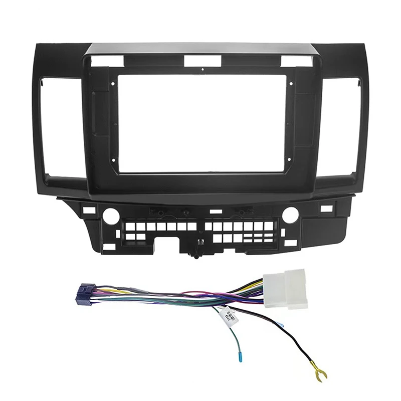 10.1Inch For Mitsubishi Lancer 2008-2016 Car Radio Android MP5 Player Stereo Casing Frame 2 Din Head Unit Fascia Dash Board Cove