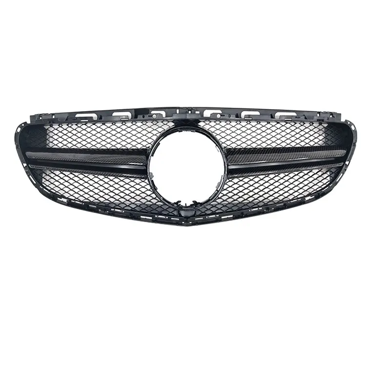 

W212 Carbon Grill 14-16 E Class AMG Style Carbon Fiber Front Grille for Mercedes Benz E-Class W212 Carbon Front Bumper Grille