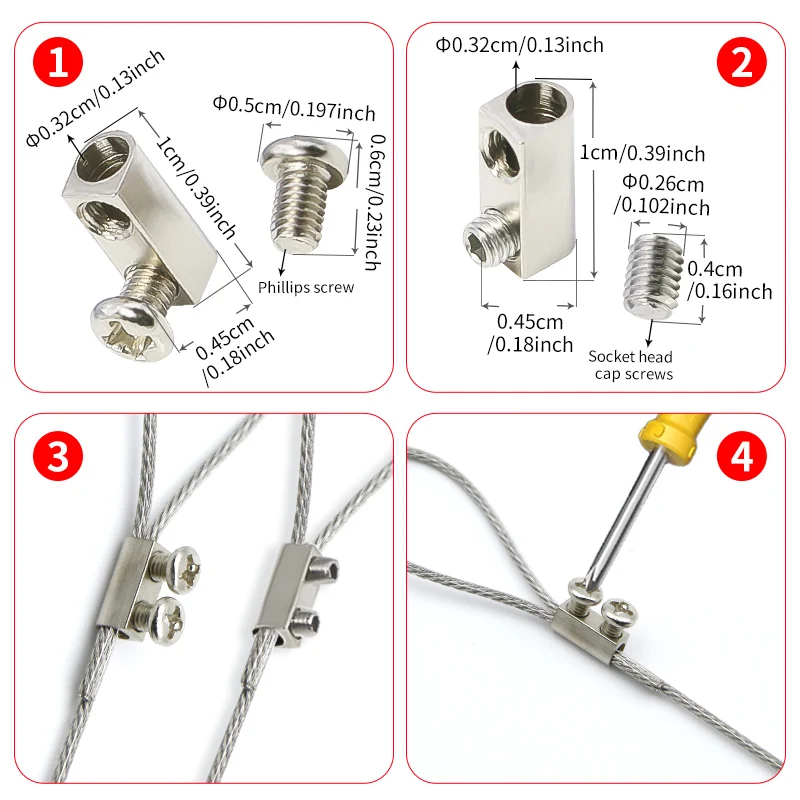 10/20M PVC transparent coating rope 304 stainless steel wire rope rope diameter 1mm garden/railing rope kit