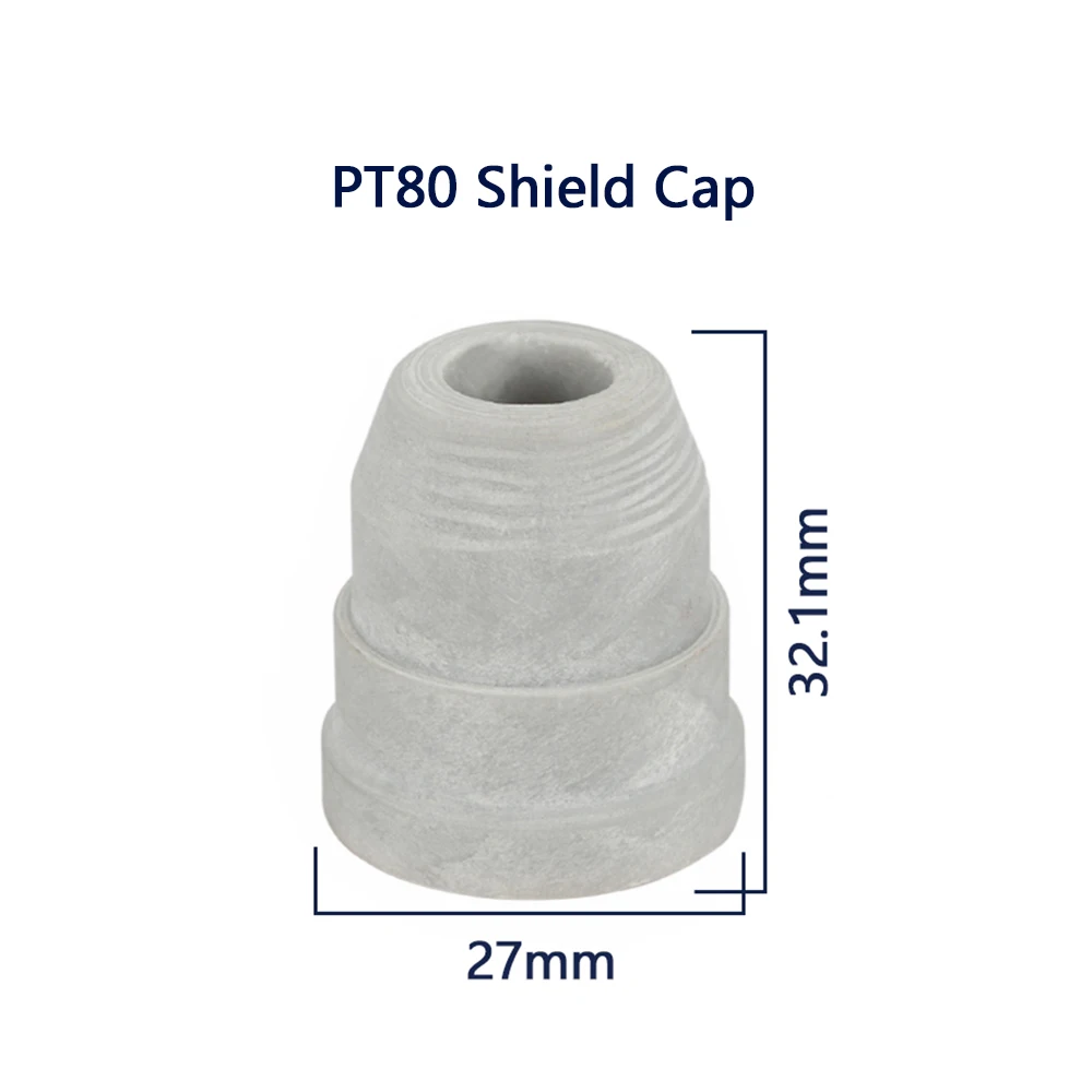 

IPT-80 IPT80 PT-80 PT80 PTM-80 WS Shield Cap Plasma Cutter Torch Qty-1 60510 MT60510 Retaining Cap Fit