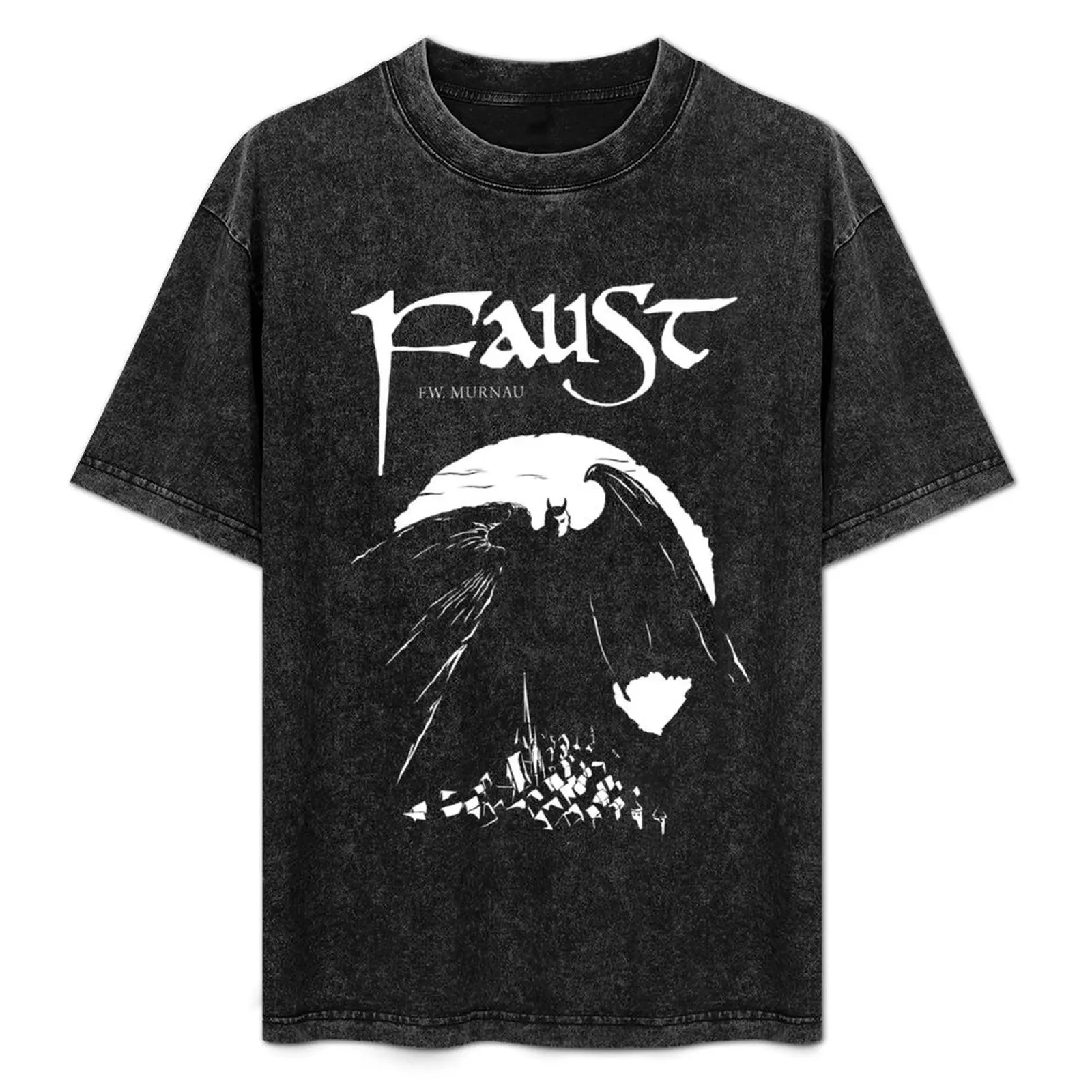 

Faust - F. W. Murnau T-Shirt graphic shirts anime clothes plus size tops for a boy men t shirt