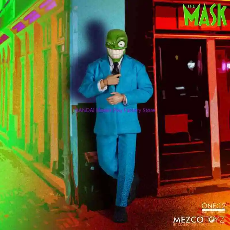 

New In Stock Mezco Toys The Mask 1/12 Scale Action Toy Figure Full Set Action Figure Physical Doll Gift Toy