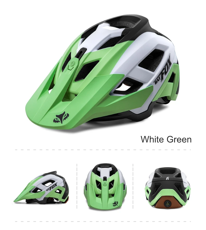 BATFOX Fahrradhelm Bestseller mit Belüftungssystem und Poröser Anpassungsfunktion für Rennrad und MTB, Sicherheitshelm für Radfahrer – Detail 19