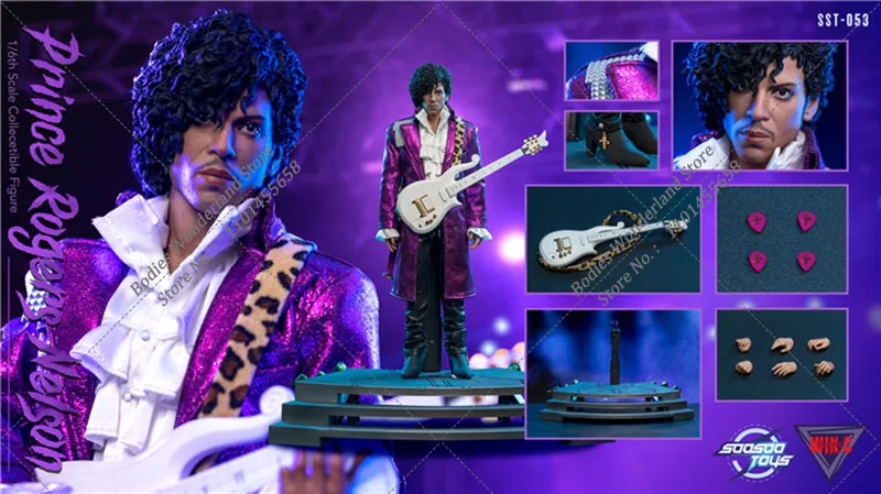 In Stock Soosootoys SST-053 1/6 Scale Collectible Handsome Rock Music Prince Singer 12Inch Male Solider Action Figure Model Toys