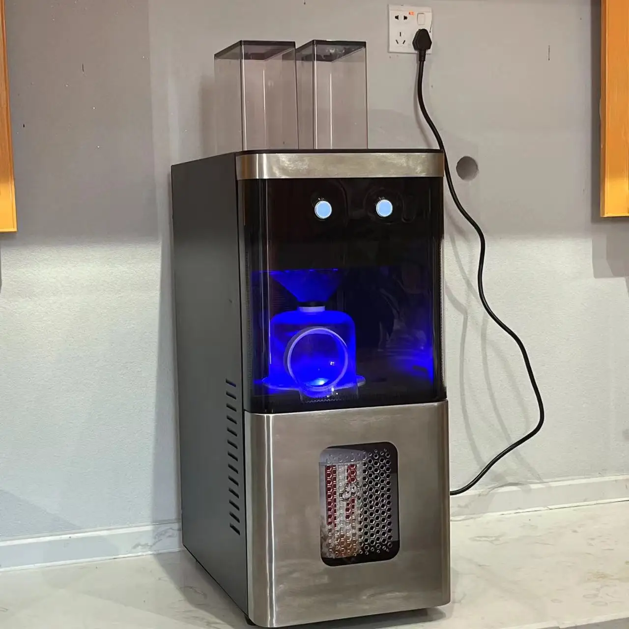 Easy To Use Self Service Semi Automatic Popcorn Making Machine Hot Air Portable Popcorn Maker