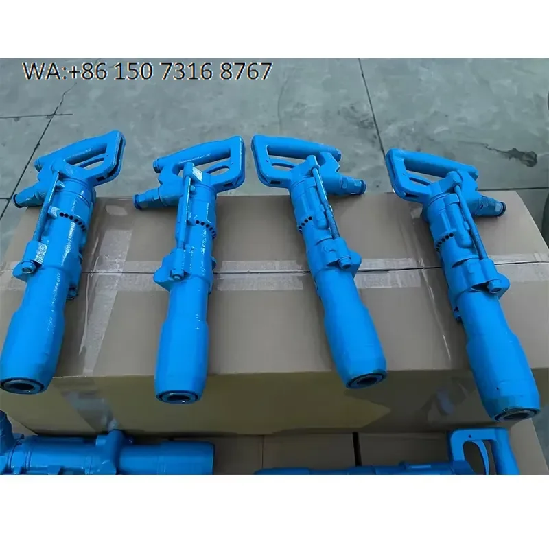Factory Direct Y5 Handheld Pneumatic Rock Drill Jack Hammer 22mm 2.5J 43Hz for Stone Quarry Construction Light Drilling