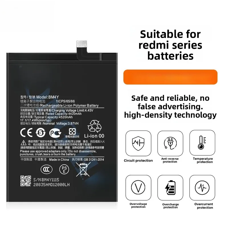 In Stock Brand new phone battery compatible with Xiaomi Redmi K40 / K40 Gaming / K40 Pro