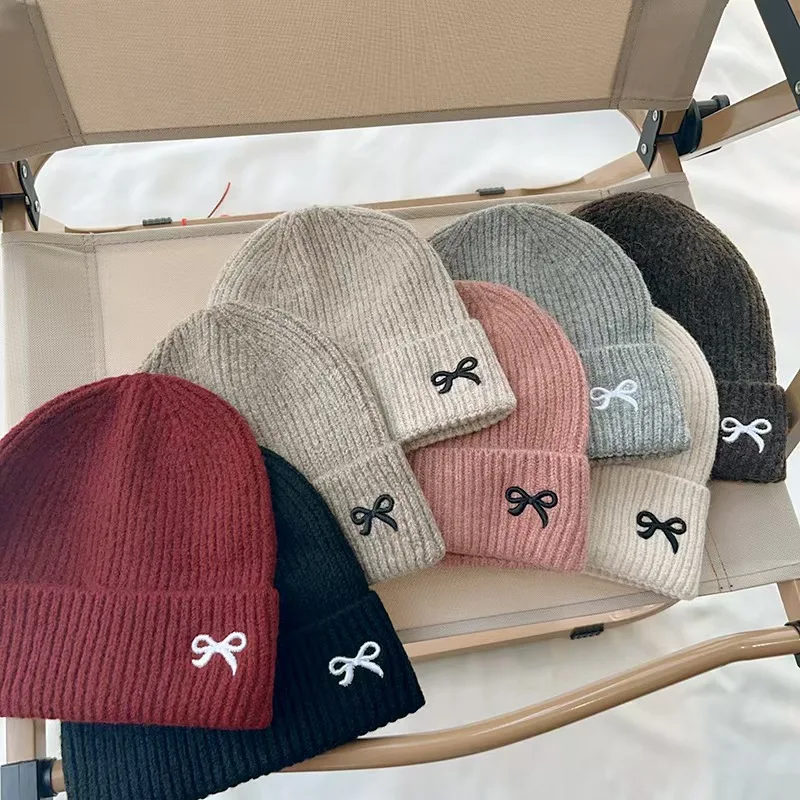 

Knitted Beanies Hats For Kids Winter Warm Children's Knit Beanies Caps Outdoor Windproof Warm Boys Girls Hooded Hat Ski Cold Cap