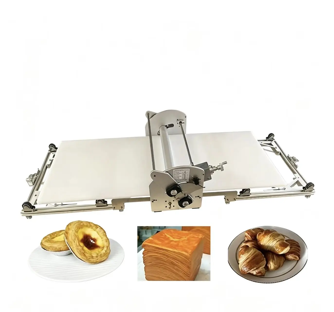 Factory Direct Sale. Automatic Folding Portable Puff Pastry Machine, Suitable For Croissants.