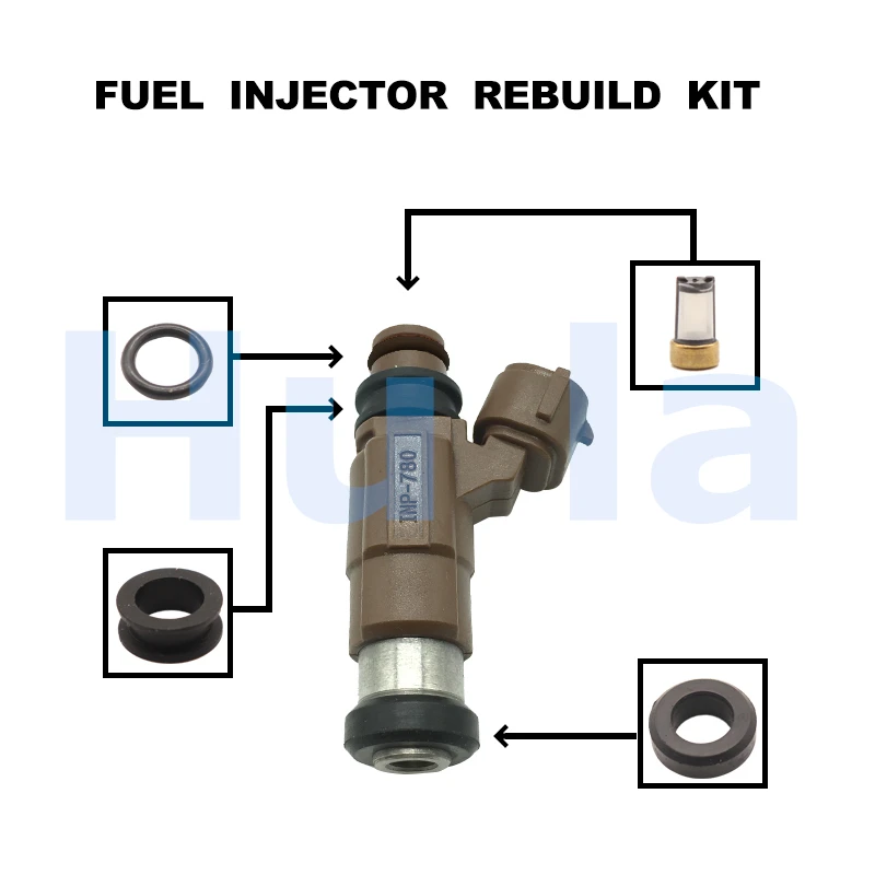 

Fuel Injector Repair Kits for 1999-2000 Mazda Protege 1.8L 2000-2002 Mazda 626 2.0L inp-780