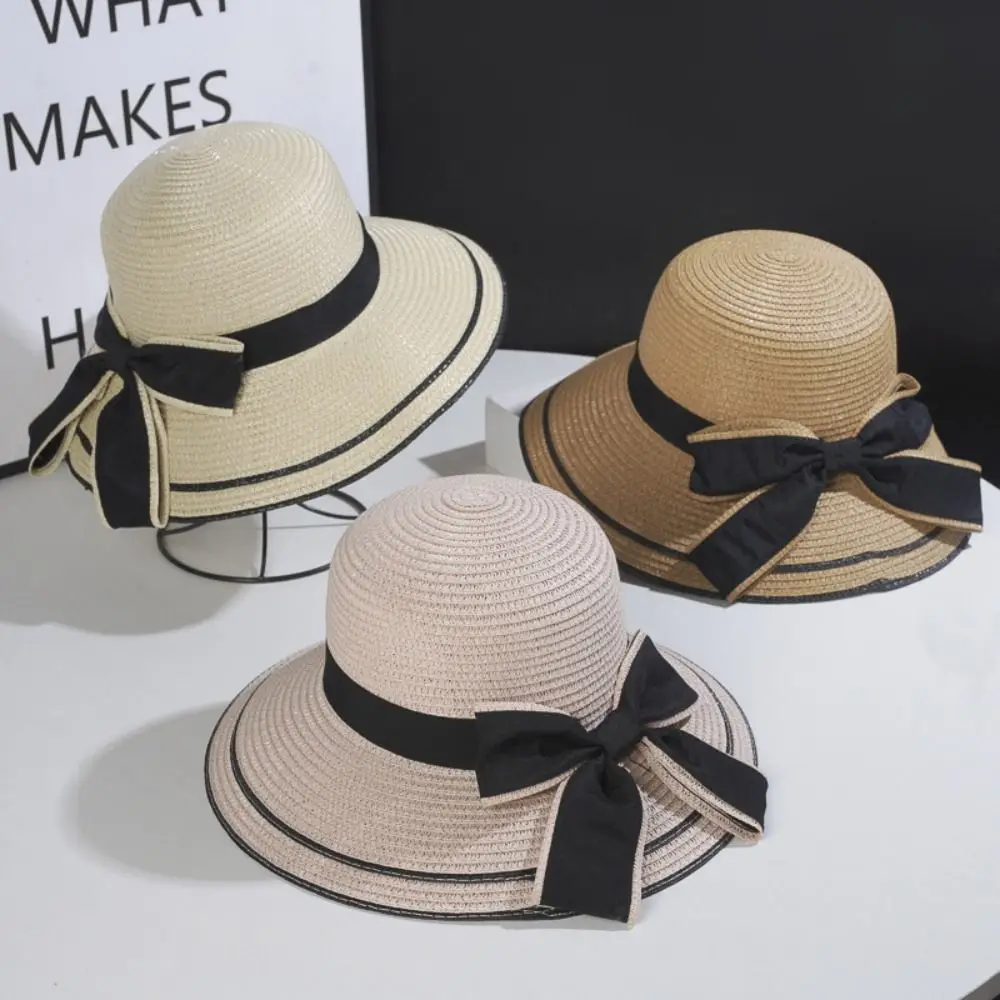 Foldable Sun Visor Sun Hat Beach Cap Large Brim Weave Sun Cap Strappy Visor Cap Straw Hat Summer