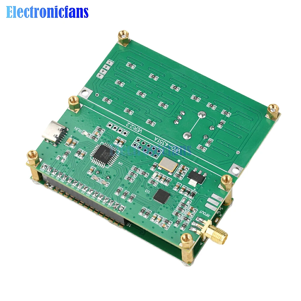 DC 4.5V-5.5V 35MHz-4400MHz RF Signal Generator Adf4351 Signal Source Module Type C
