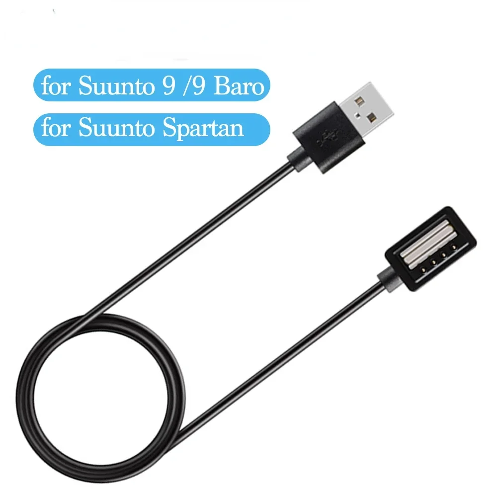 USB Charging Dock Adapter For Suunto 9 / 9 Baro / Suunto9 Portable Power Charger Cable For Suunto Spartan Ultra HR Smart Watch