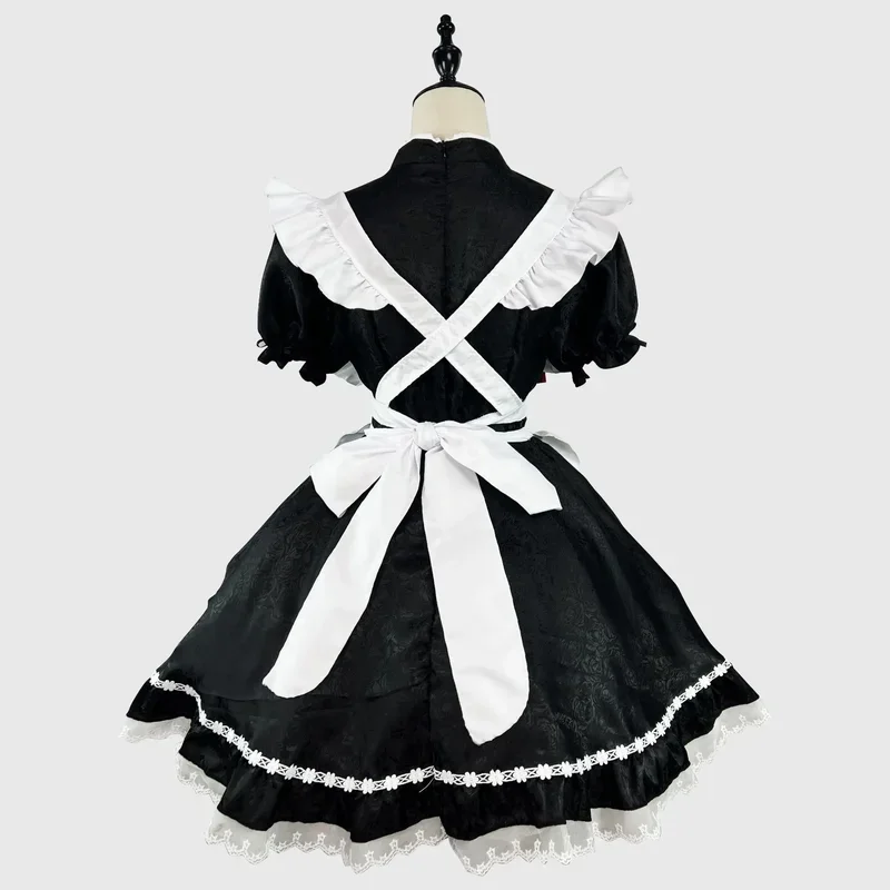 Chinesische Art Dienst mädchen Lolita Cosplay Kostüm S-5XL Frauen Cheong sam Kleid Halloween Party Kellnerin Rollenspiel Animation Show Drops hip