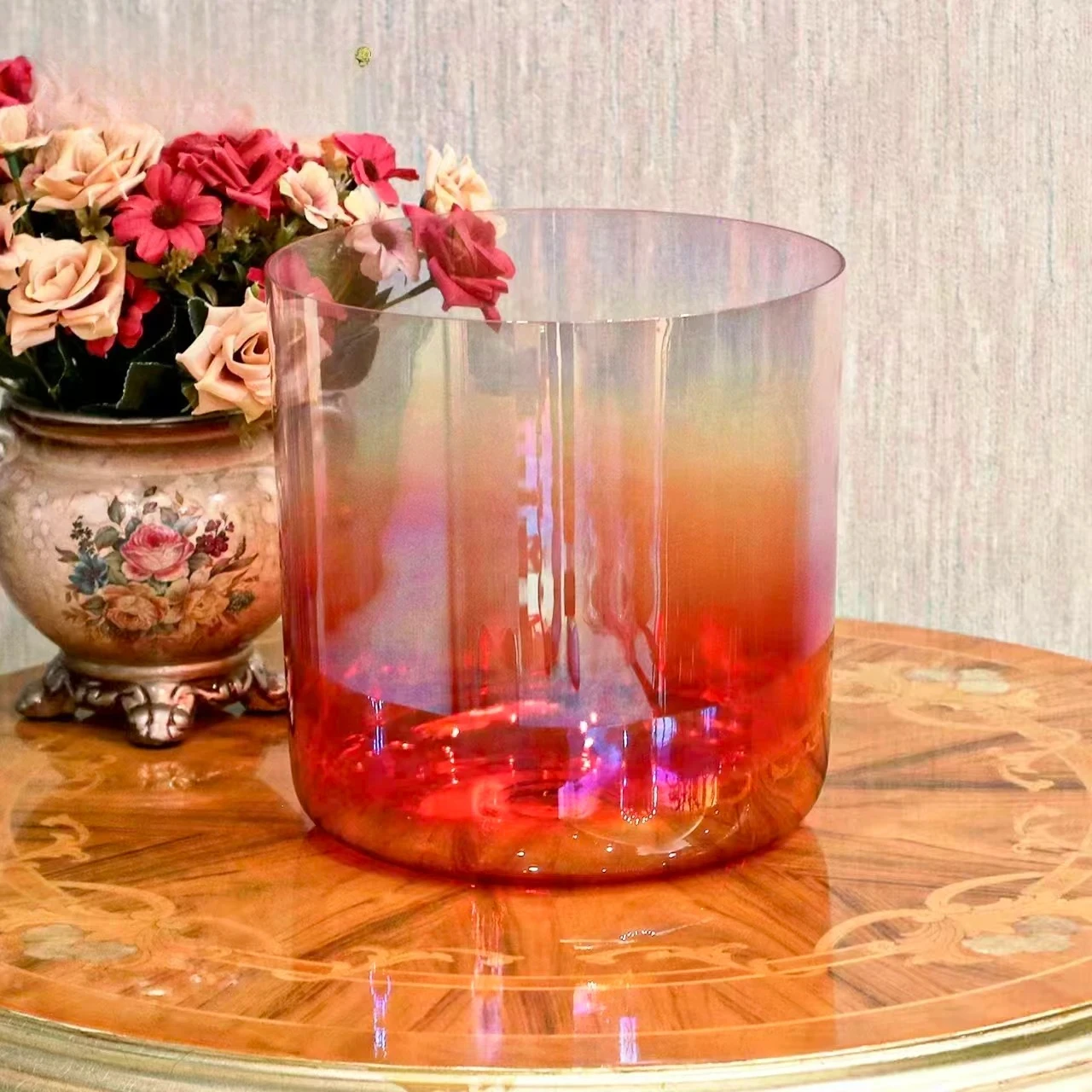 Star Linkup Classic Seven Chakras Red Crystal Singing Bowl Sets Meditation Alchemy Bowls Source Manufacturer