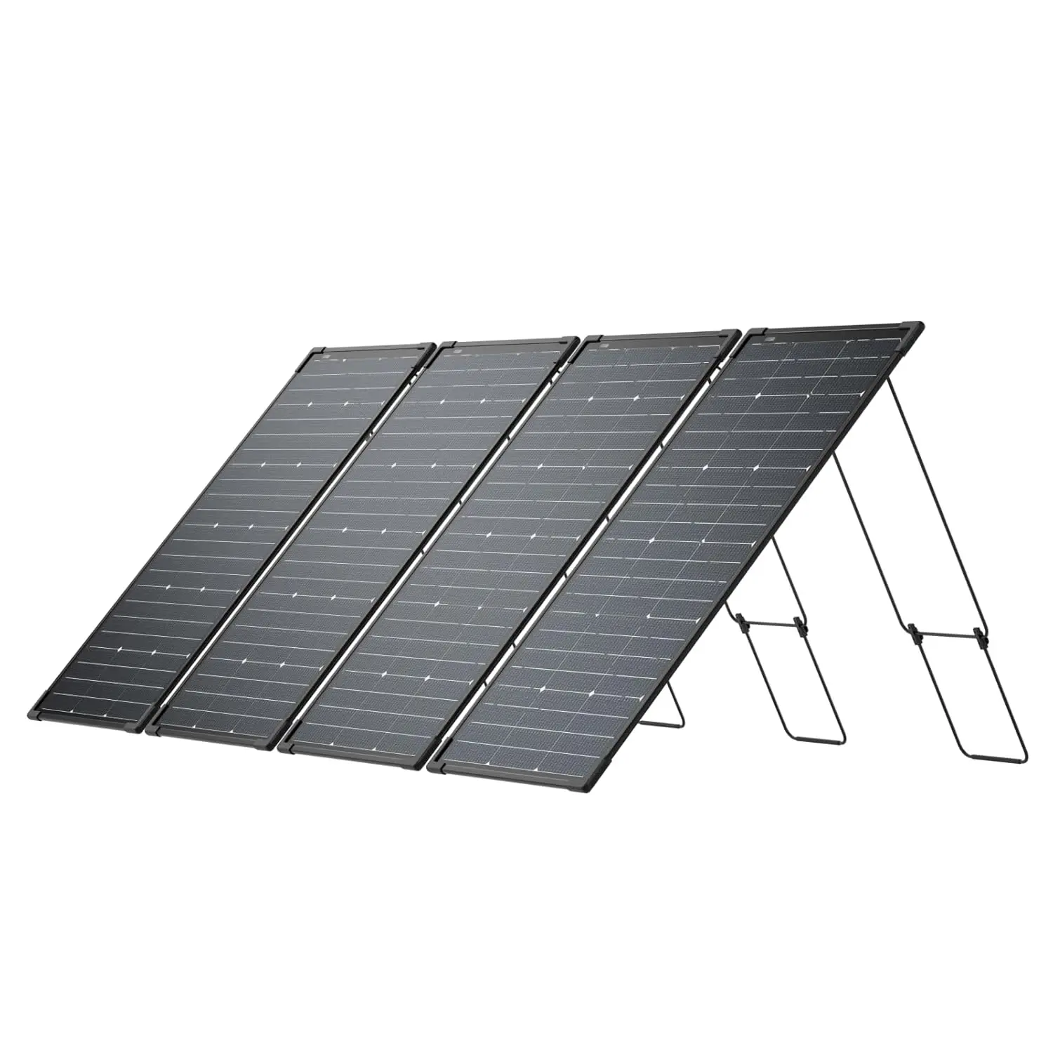 

4PCS 125W Solar Panels, 500W Bifacial Rigid Modular Solar Panel Up to 25% Efficiency with IP68 Waterproof Rate,, Customized