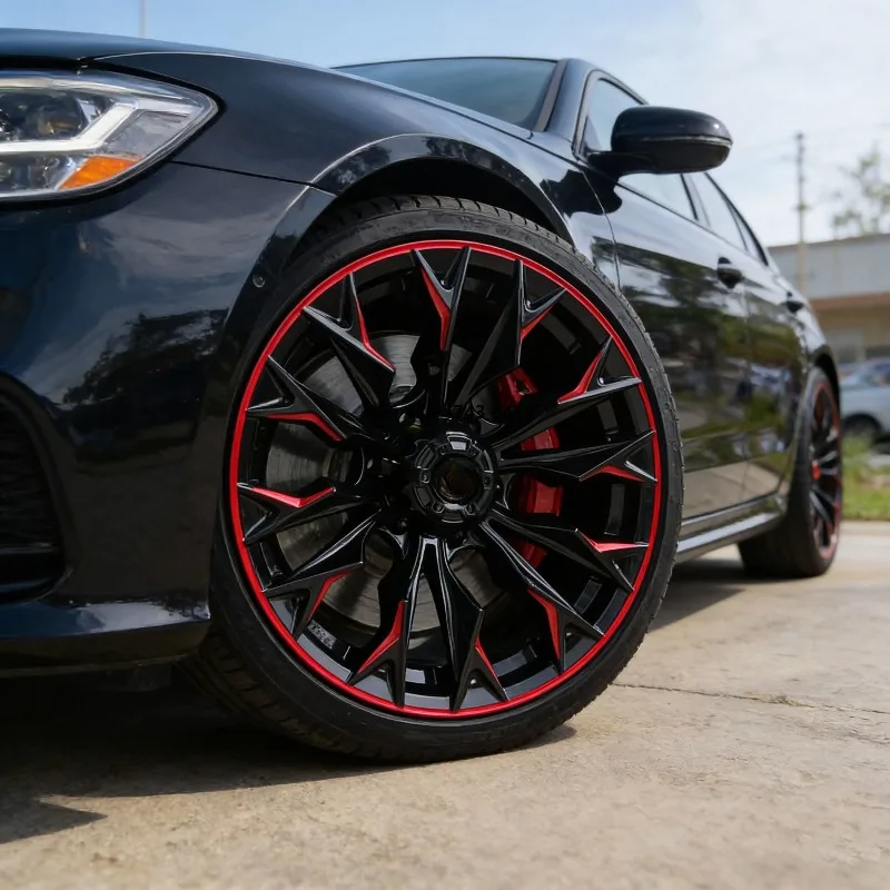 

SJ 16-20 inch vehicle with aluminum forged sedan wheels matte black