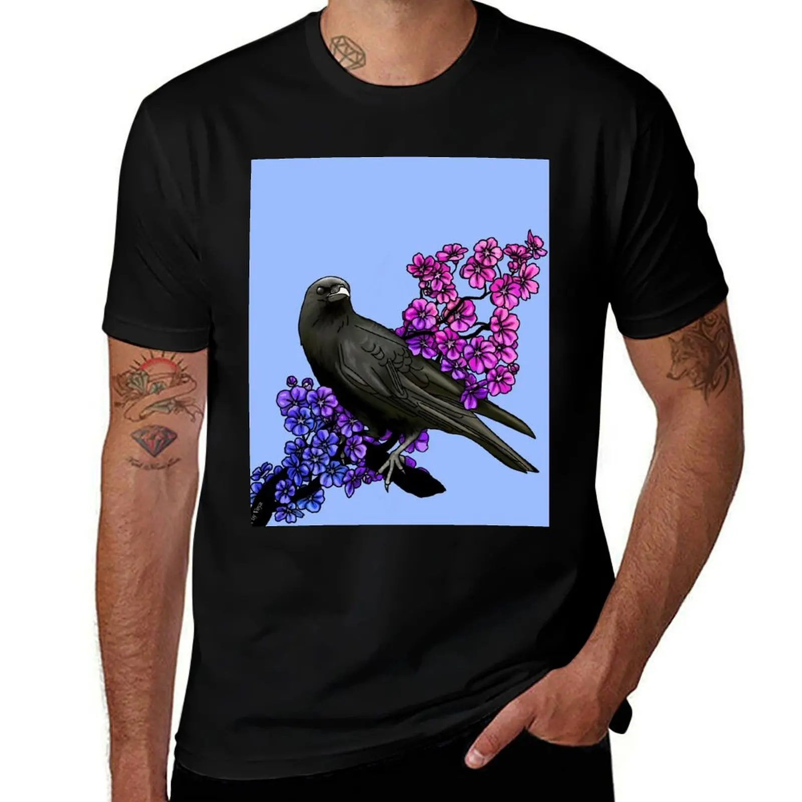 Bi Crow 2023 T-Shirt Halloween Casual T-Shirt