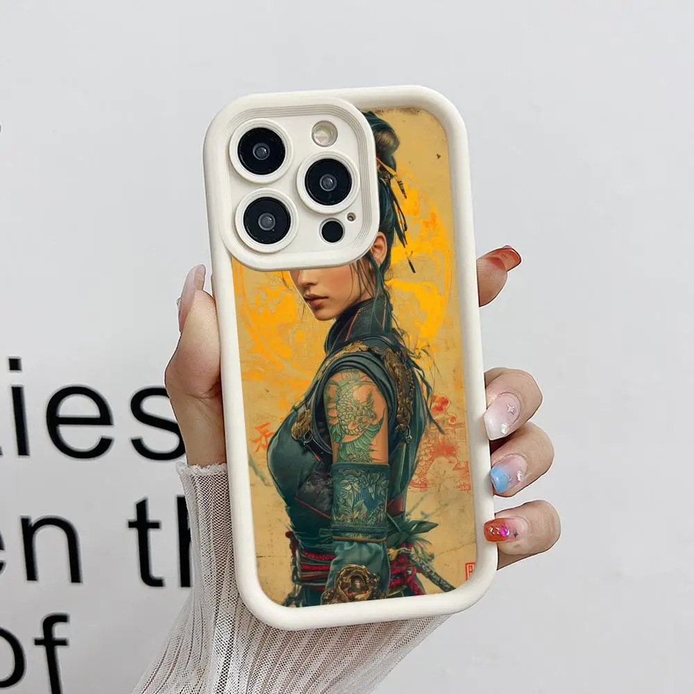 

Чехол для телефона с ретро-дизайном «Татуировочница» для iPhone 17 16 15 14 13 12 11 Air Pro Max Plus, утолщенный, из цветного ТПУ, роскошный чехол