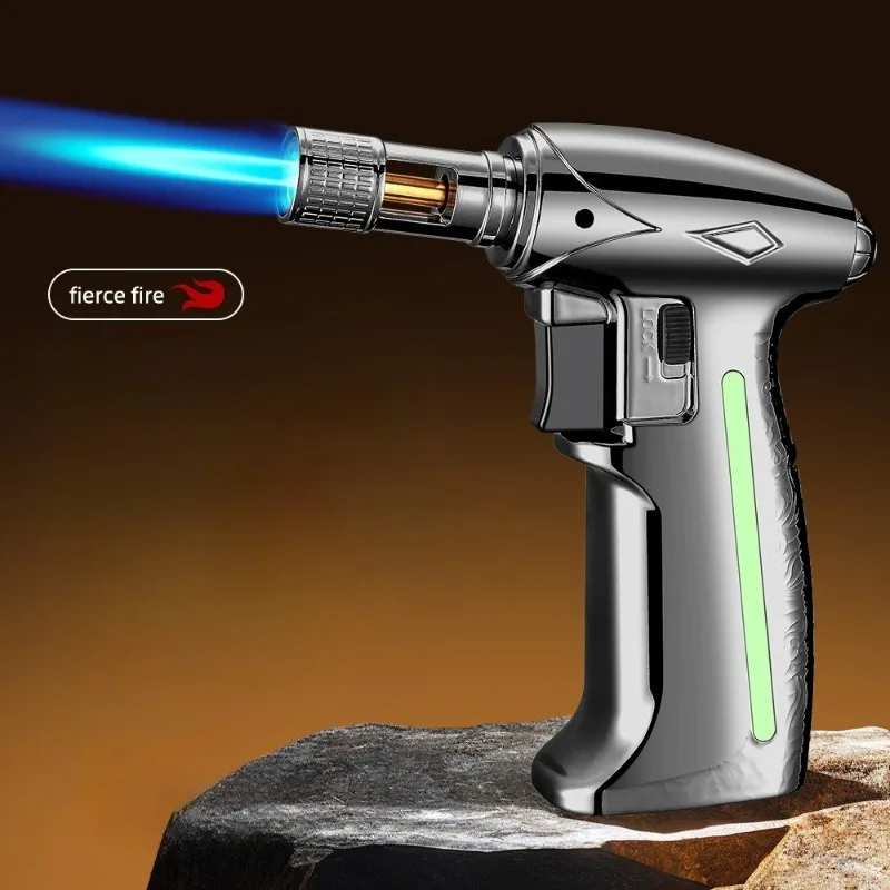 

Luminous Design Windproof Refillable Torch Lighter Adjustable Flame Kitchen Cooking Multifunctional Blows Torch BBQ Gun Ignition