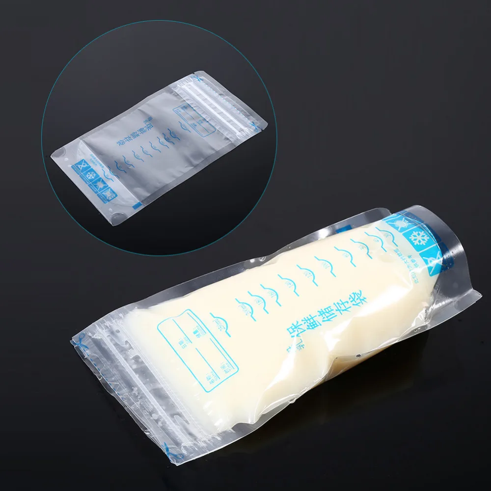 

20Pcs / Lot 250ml Mother Breast Milk Freezer Bags Fresh Sealed Bag Liquid Safe Food Storage Bags Baby Breast Milk Storage Bag