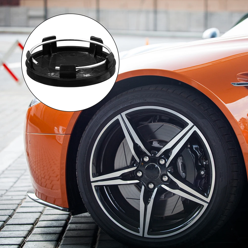 

8pcs Durable Wheel Center Hub Caps Weatherproof Rust Resistant Auto Rim Covers Universal Fit Car Wheel Hub Styling Accessories