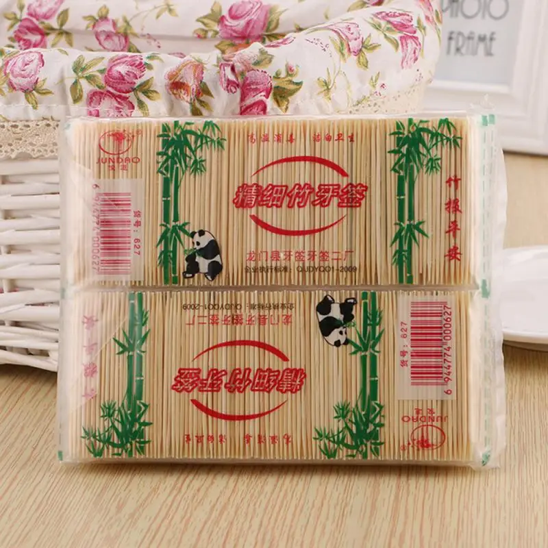 Bag Disposable Wood Dental Natural Bamboo Toothpick For Home Restaurant Hotel Products Toothpicks Tools