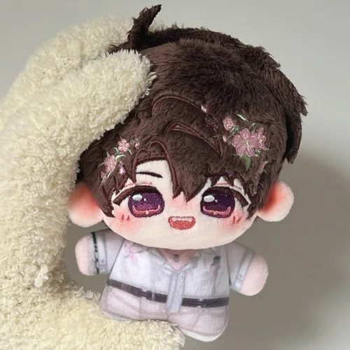 new hot 10cm Love and Deepspace Blossom Rendezvous 10cm Sylus Aster Caleb Rafayel Zayne Cotton Plush Doll Keychain Pendant Gift