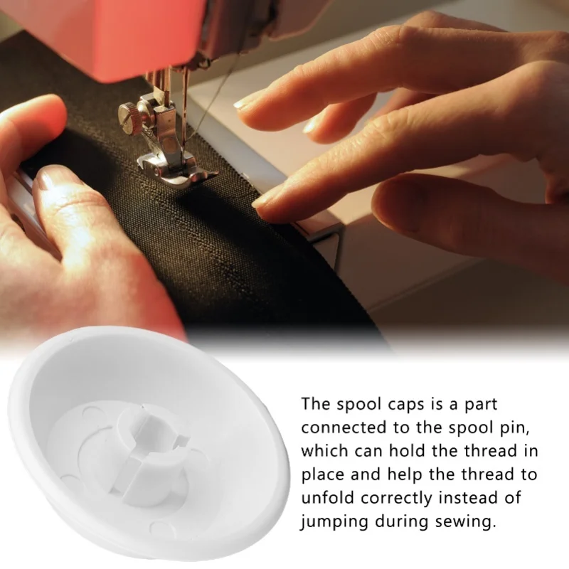 2 Pcs Spool Caps Practical Wear Resistant Sewing Machine Replacement Spool Cover Spool Caps