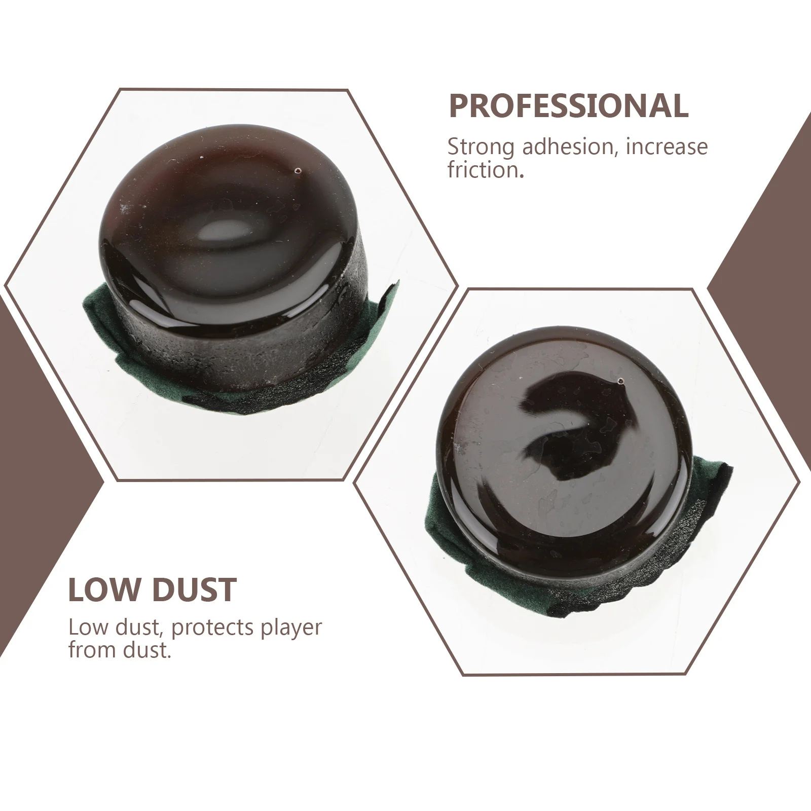 현악기용 바이올린 로진 3개 현악기 유지 관리 도구 전문가용 휴대용 먼지 없는 부드러운 소리