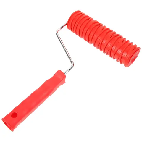 페인트 엠보싱 롤러 질감 마른 벽에서 나온 브러시 바닥 패턴 고무 곡물 점토 콘크리트 양각 장식