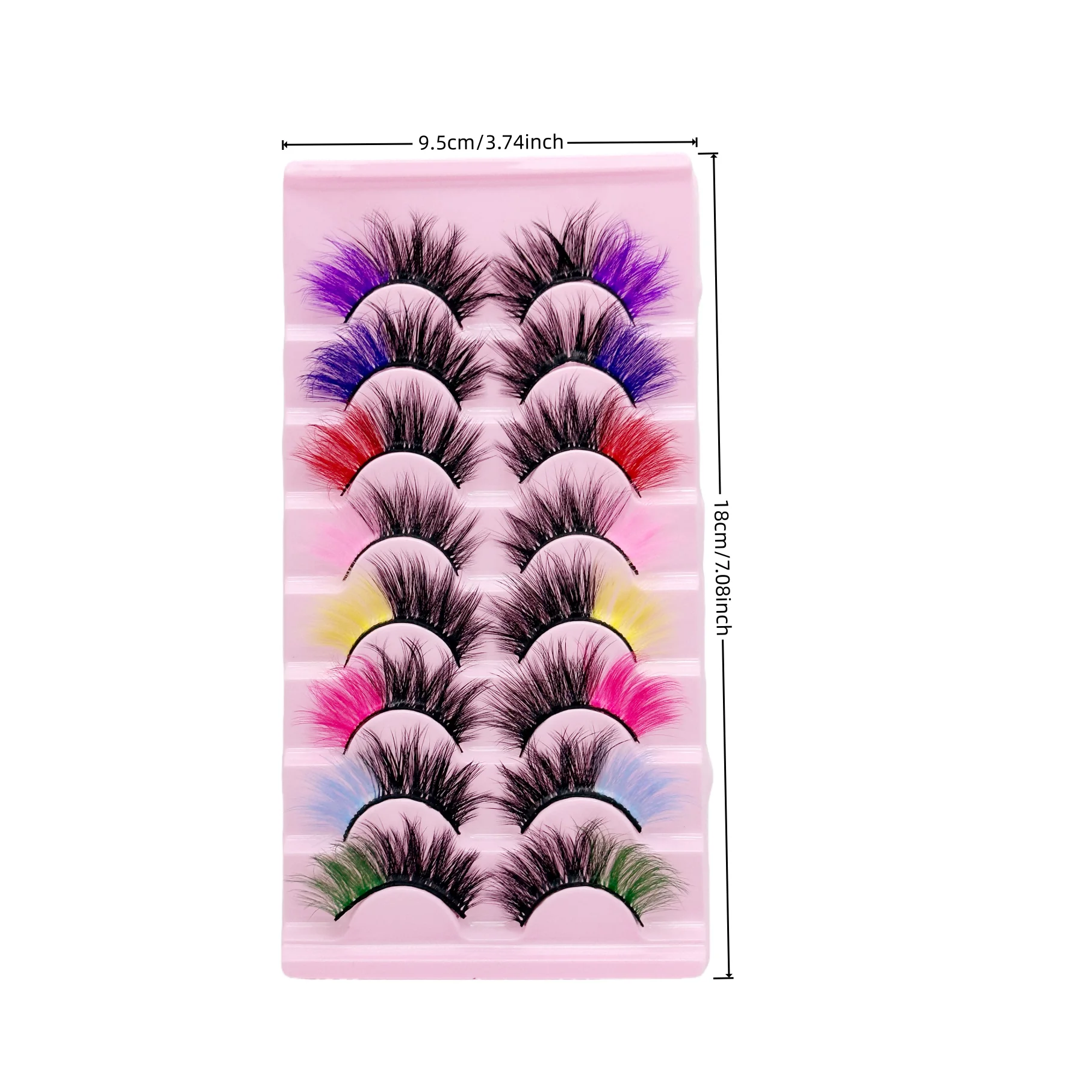 8 أزواج من قلم تحديد العيون الصناعي متعدد الألوان، 8 قطع. هذا هدية مثالية للعطلات للنساء. يستخدم لمكياج العيون