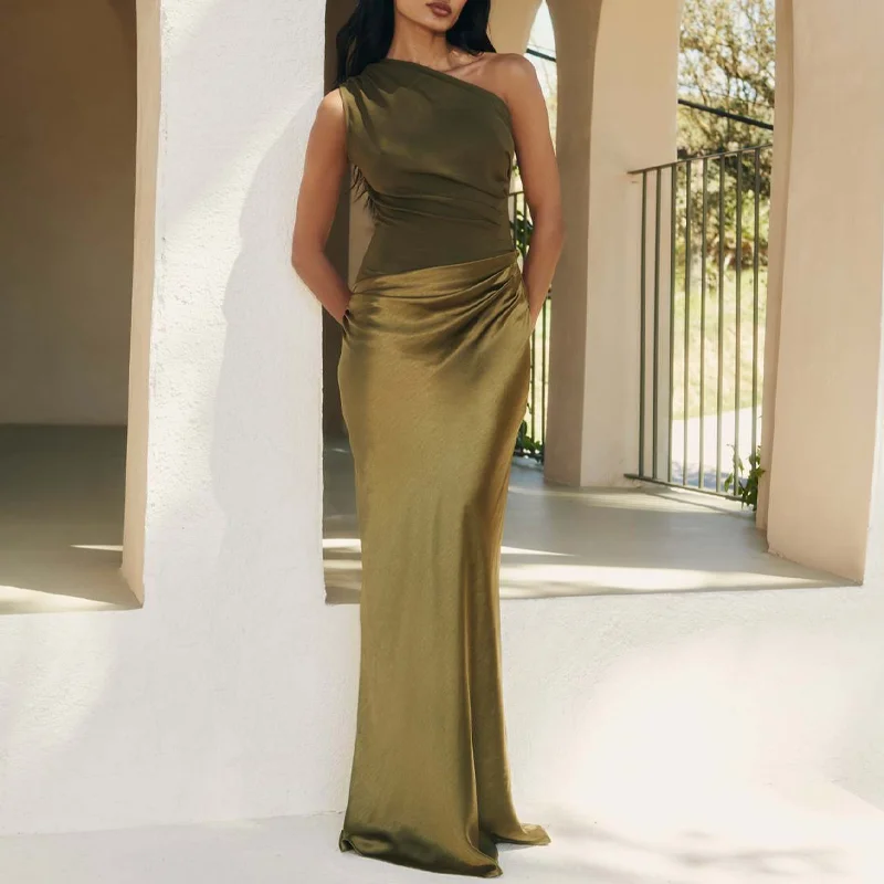 

Beach Customized Sweetheart lllusion Floor Length Prom Wedding Dress with Slipt Simple Elegant Sleeveless Bridal Gown for Women