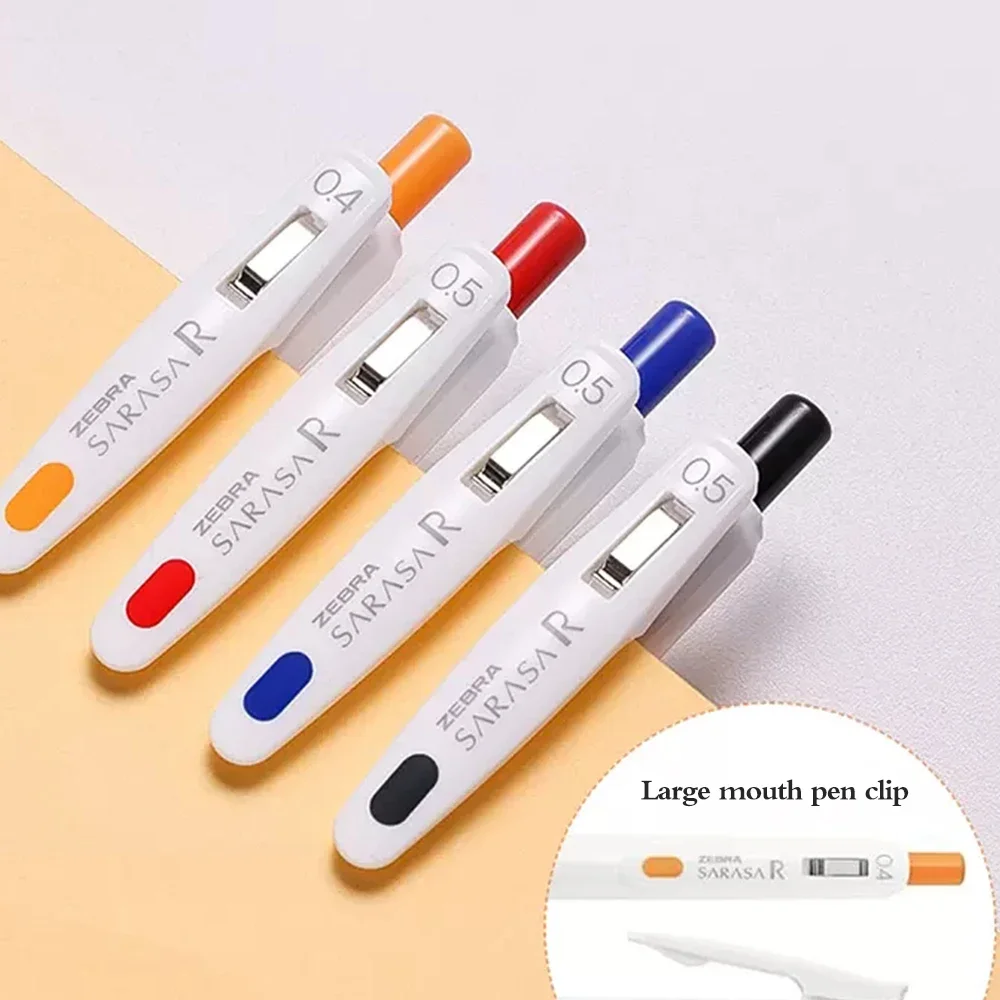 5pcs ZEBRA Gel Pen SARASA R Discipline Limited Set JJS29 Small Thick Core Quick Drying Color 0.4mm Stationery