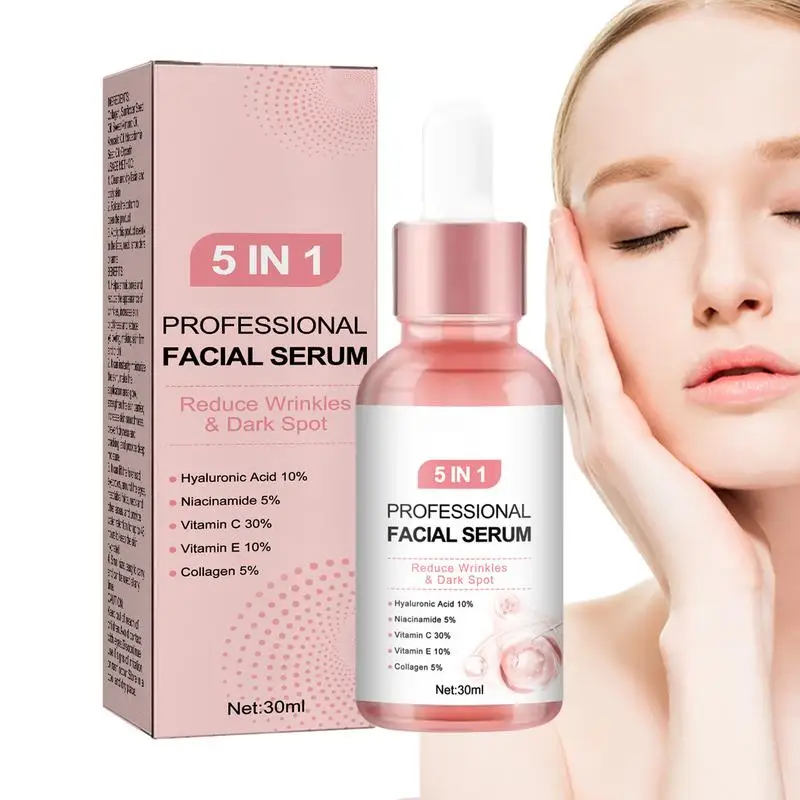 

Face Tightening Essence 30ml Firming Women Face Skincare Essence Tightening Soothing Skin Liquid Essence For Home Traveling