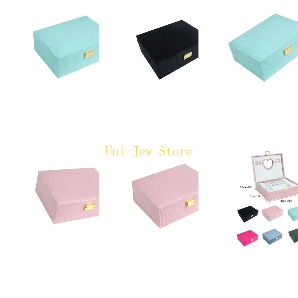 

40GB Comvenient Jewelry Organiser with Glasses Plush Storage Holder for Accessories