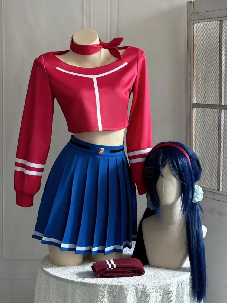 

Игра MiSide Crazy Mita Косплей Костюм Парик Полный комплект Mita Grils JK Школьная форма Мита Хэллоуин Игра Ролевая игра Наряд