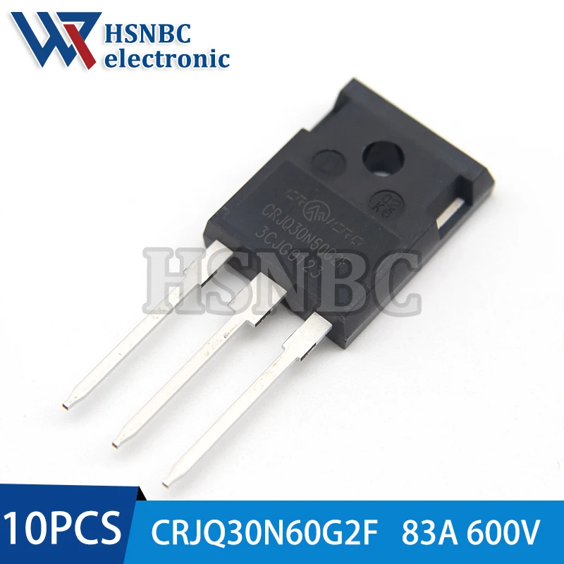 

10Pcs/Lot CRJQ30N60G2F 30N60 TO-247 83A 600V N-channel Power MOSFET Transistor 100% New Original