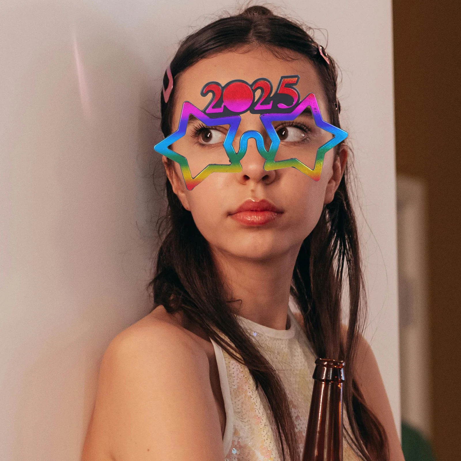 

Glasses New Year Photo Prop Eyeglasses Eve Party Years Year's Day Props